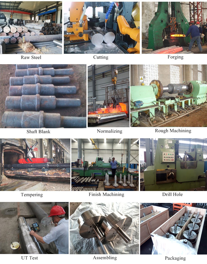 Production Process for wheel shaft